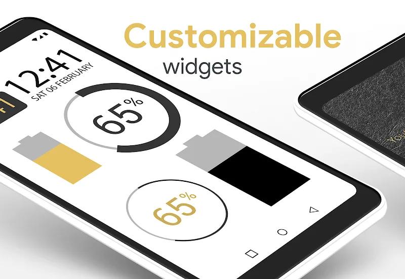 Lines Gold Pro - Icon Pack Screenshot 5