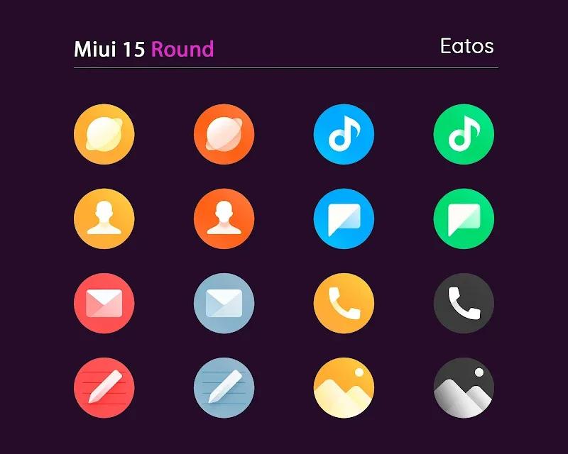 Miui 15 - Icon Pack (Round) Screenshot 3