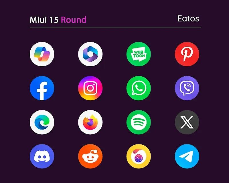 Miui 15 - Icon Pack (Round) Screenshot 4