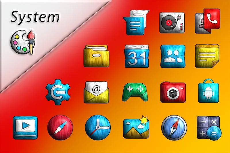 Painting 3D - Icon Pack Screenshot 1