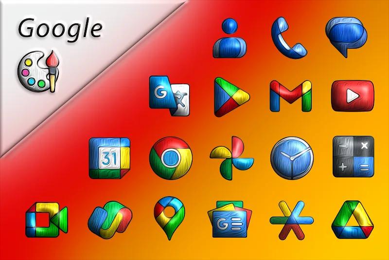 Painting 3D - Icon Pack Screenshot 3