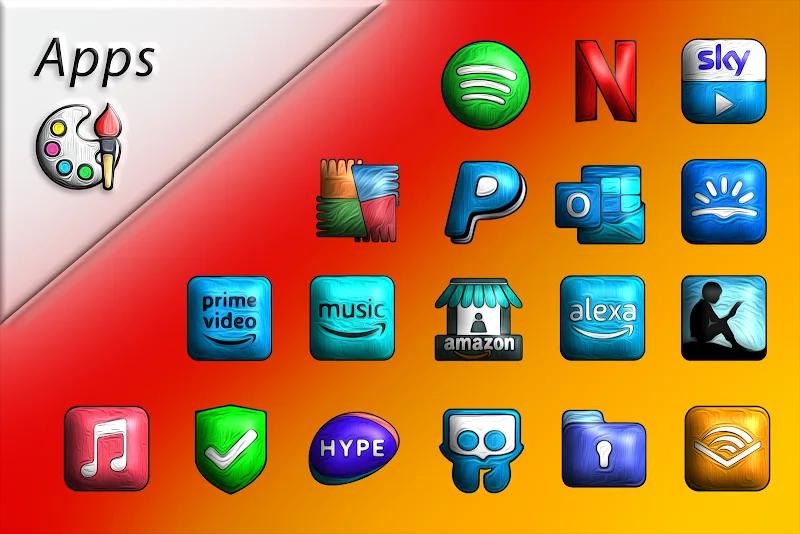Painting 3D - Icon Pack Screenshot 4