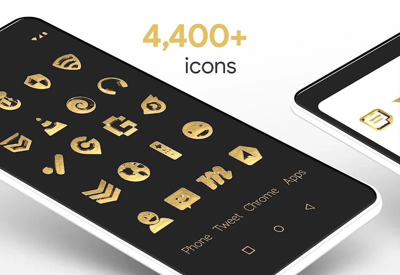 Solid Gold Pro - Icon Pack Screenshot 2