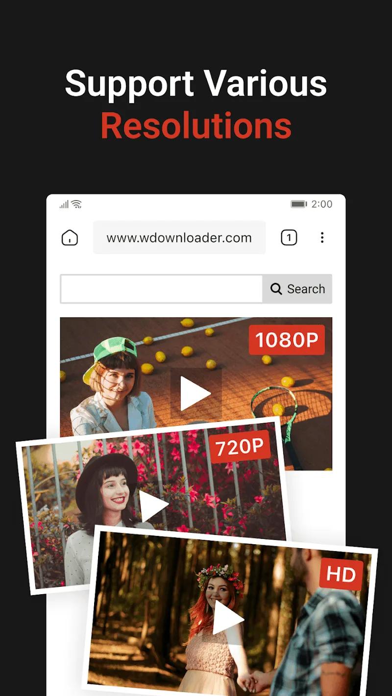W Video Downloader & Player Screenshot 3
