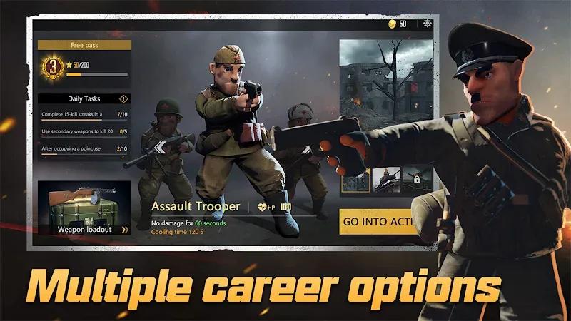 World War Ⅱ:Heroes Shoot Game Screenshot 3