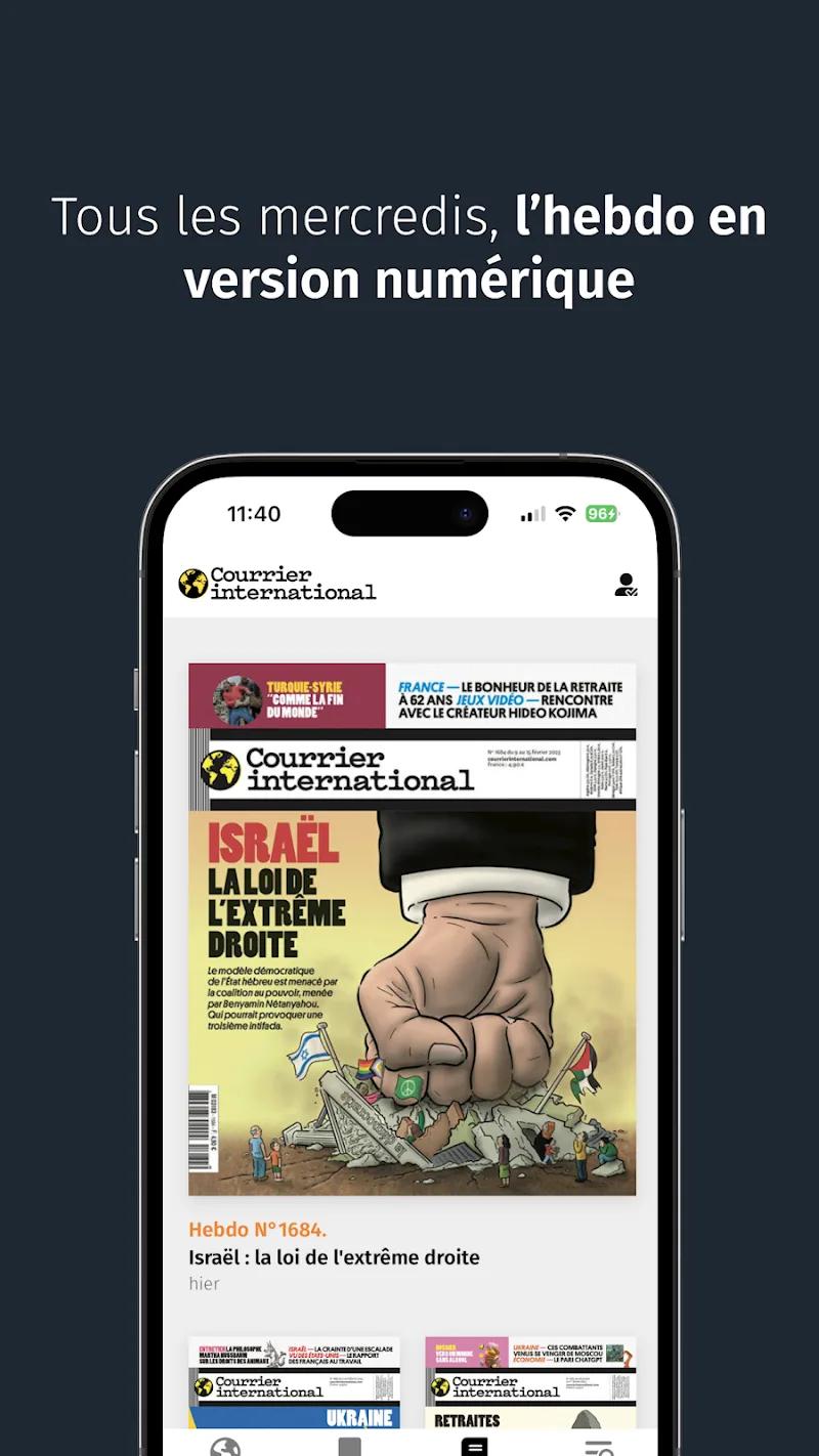 Courrier international Screenshot 5