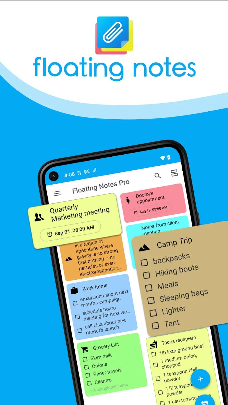 Floating Notes Screenshot 1