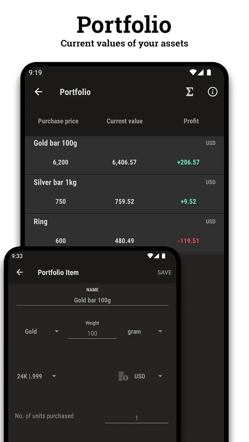 Gold and Silver Prices Screenshot 4