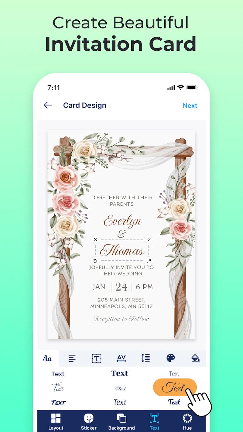 Invitation Maker & Card Design Screenshot 2