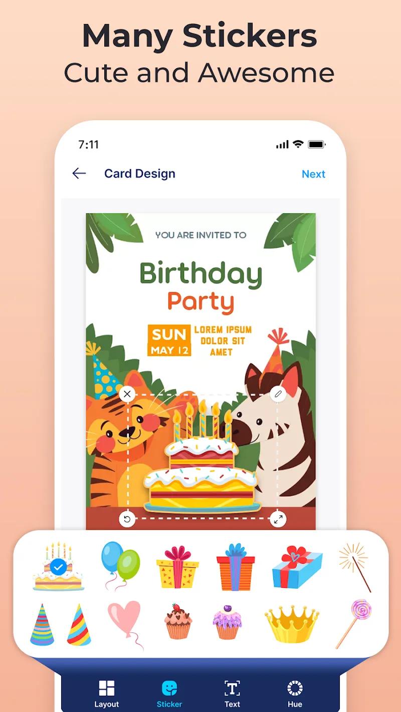 Invitation Maker & Card Design Screenshot 4