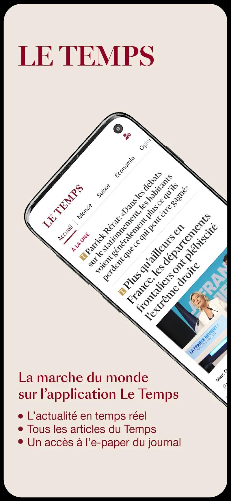 Le Temps Screenshot 1