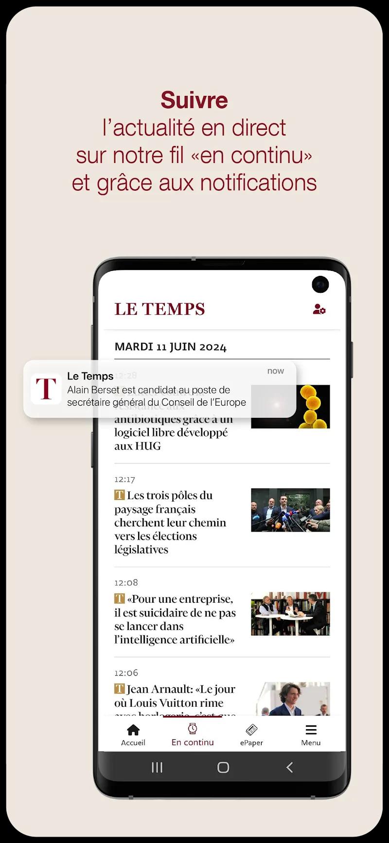Le Temps Screenshot 2