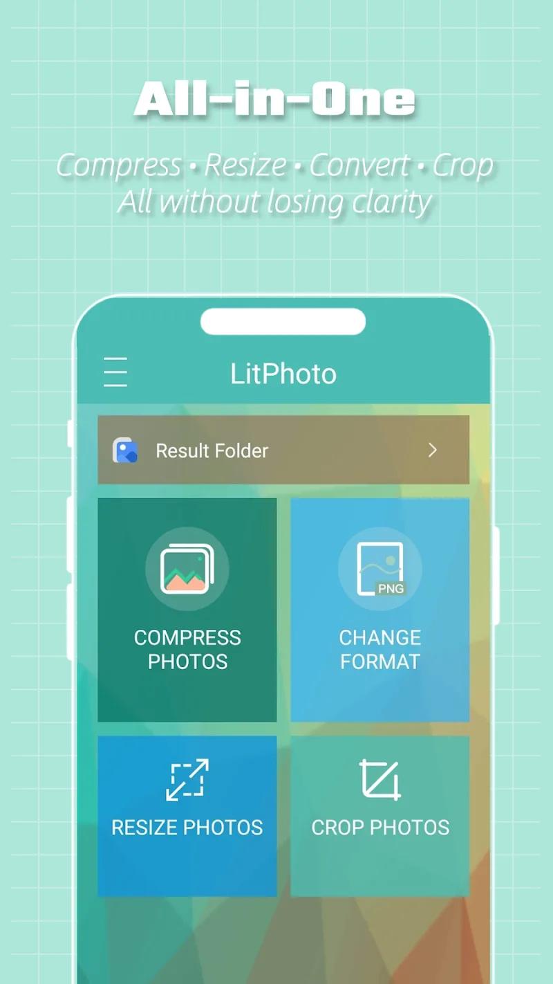 LitPhoto - Compress & Resize Screenshot 1
