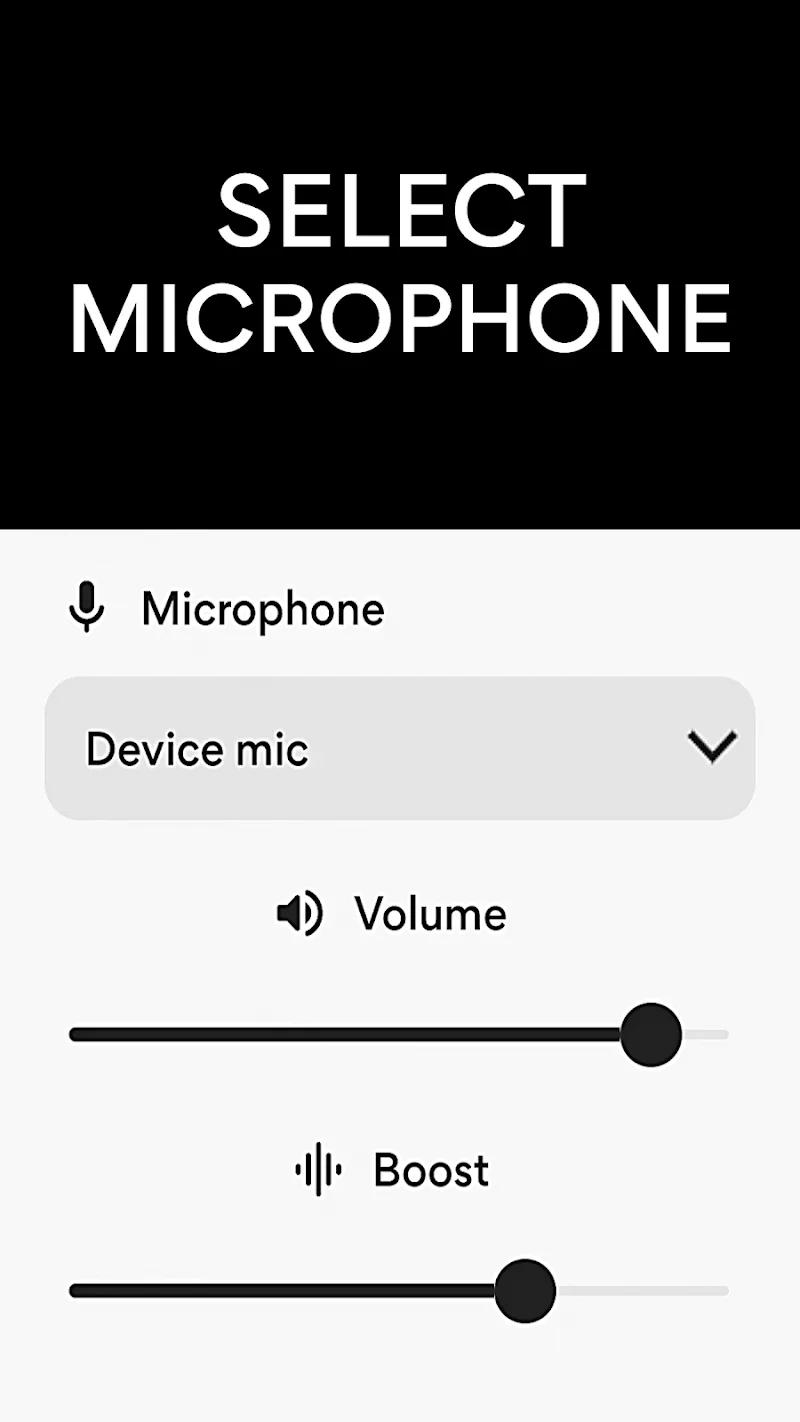 Microphone Amplifier Screenshot 3