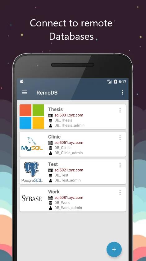 RemoDB Screenshot 1