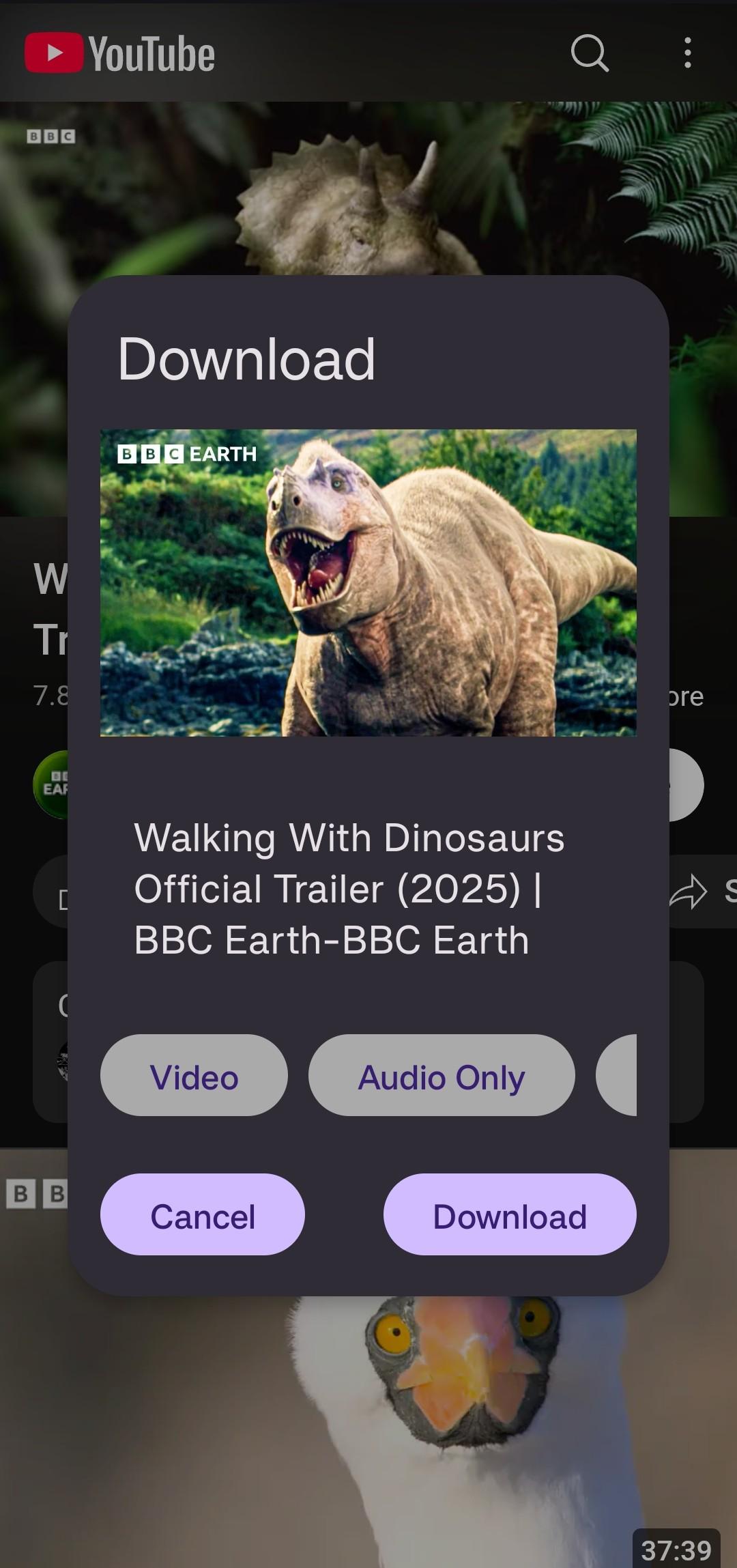 Youtube Client Screenshot 1