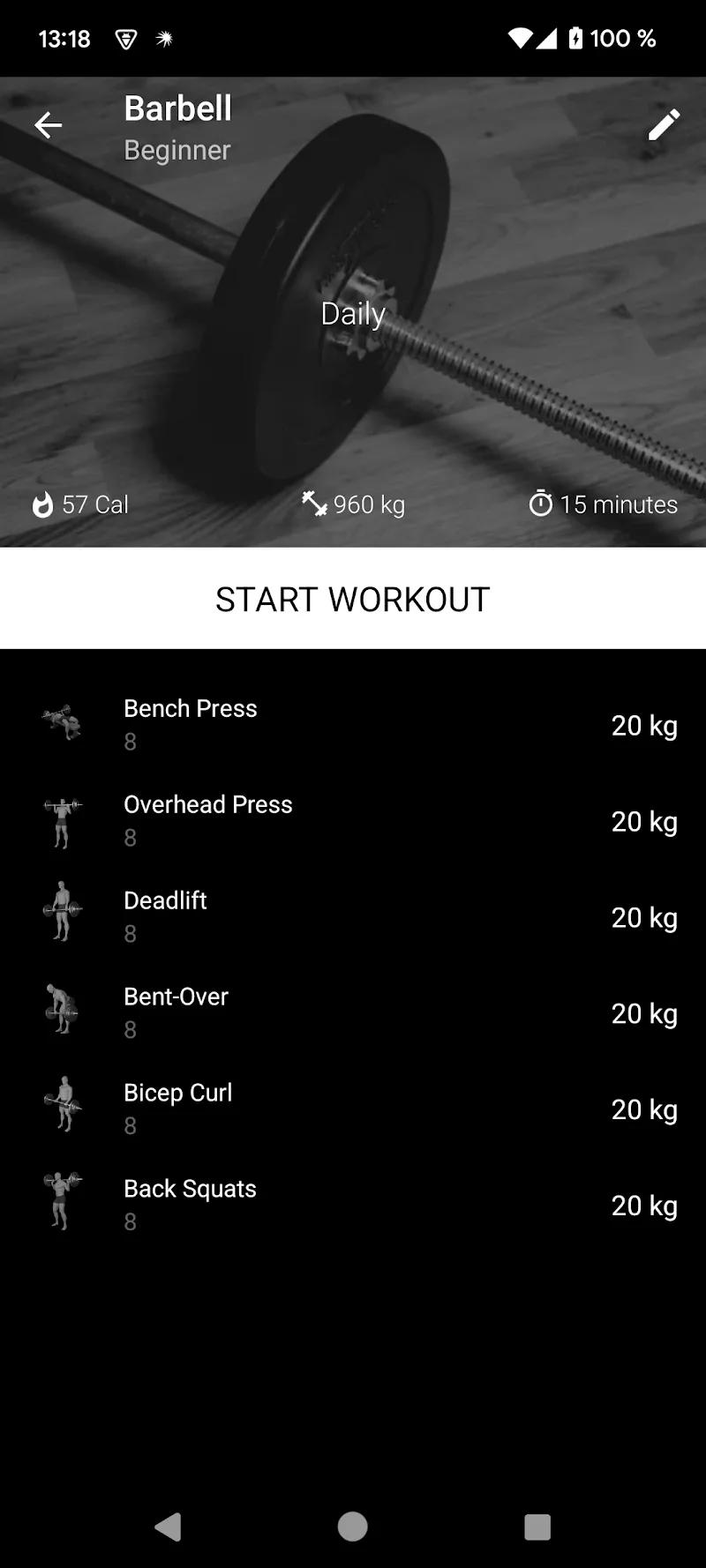 Barbell Screenshot 2