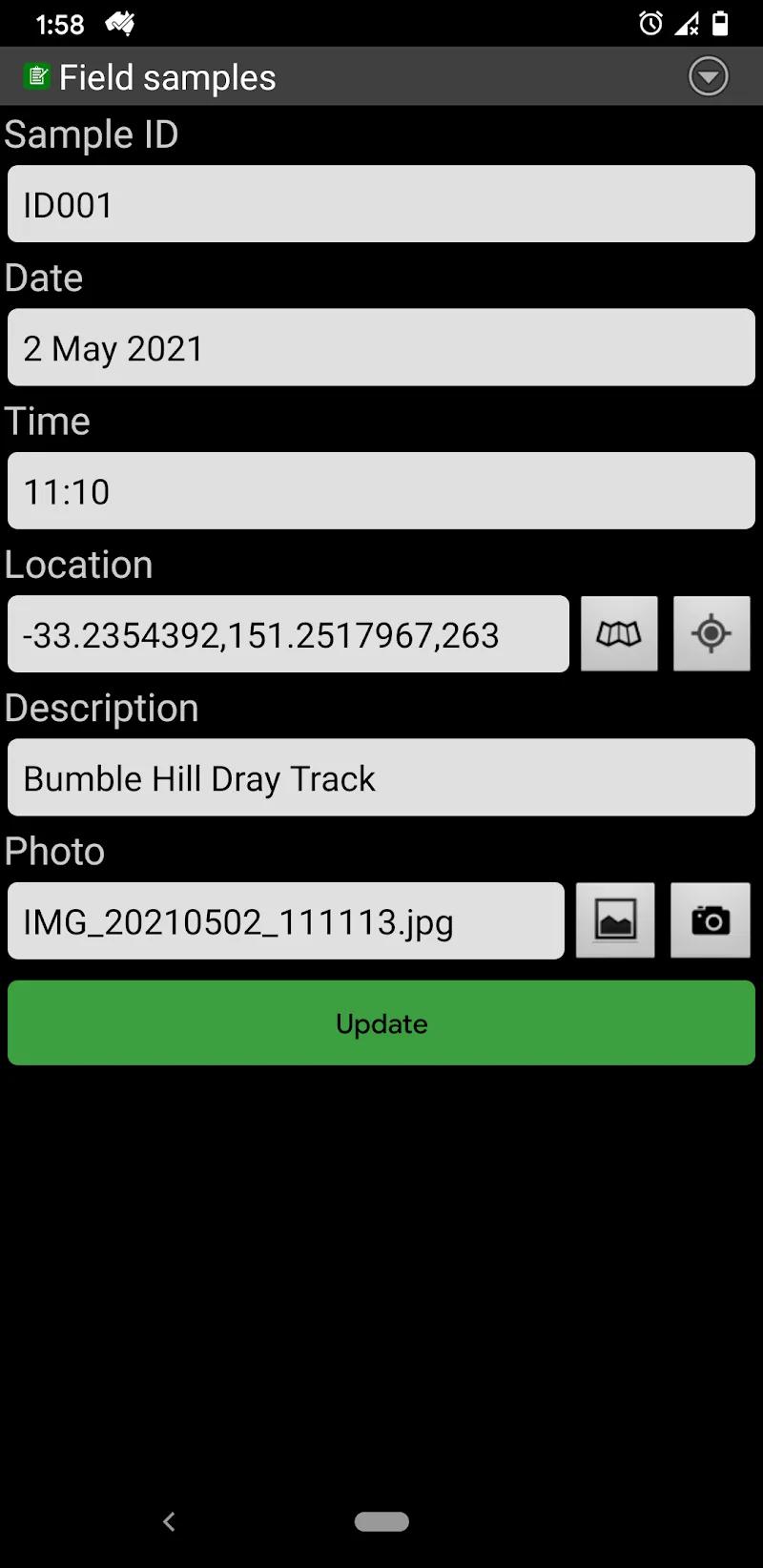 Custom Data Recorder Screenshot 2