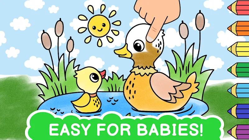 Easy coloring book for kids Screenshot 1
