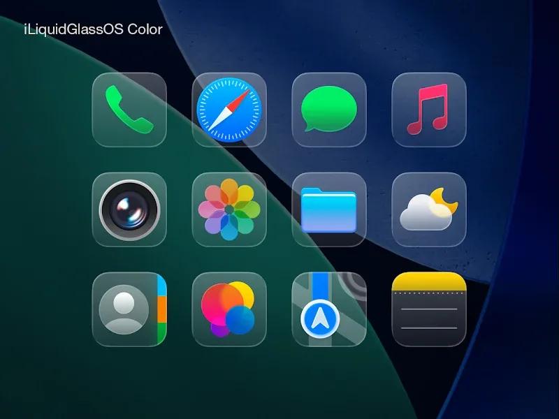 iLiquidGlassOS (Color) Screenshot 1