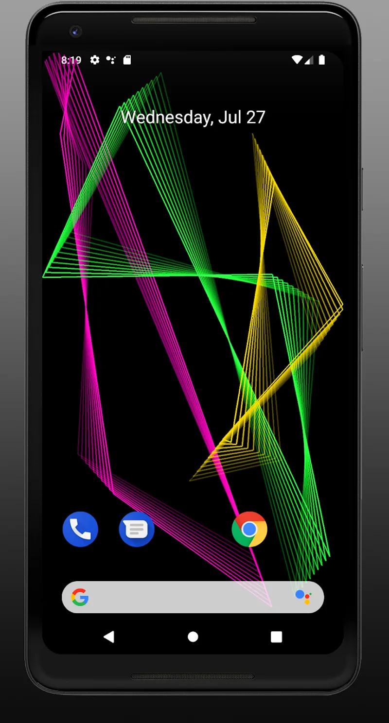 Mystify Live Wallpaper Screenshot 1