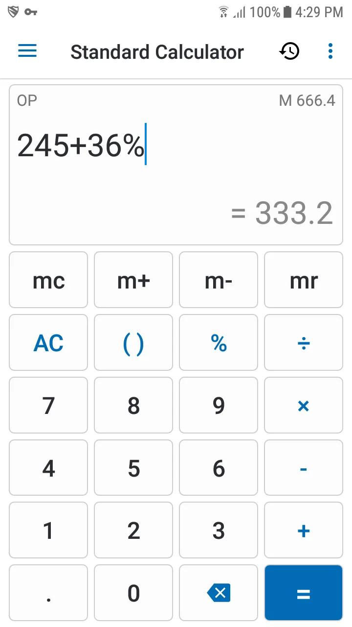 NT Calculator Screenshot 1