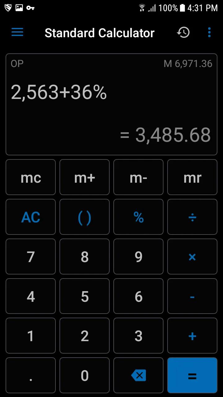 NT Calculator Screenshot 2