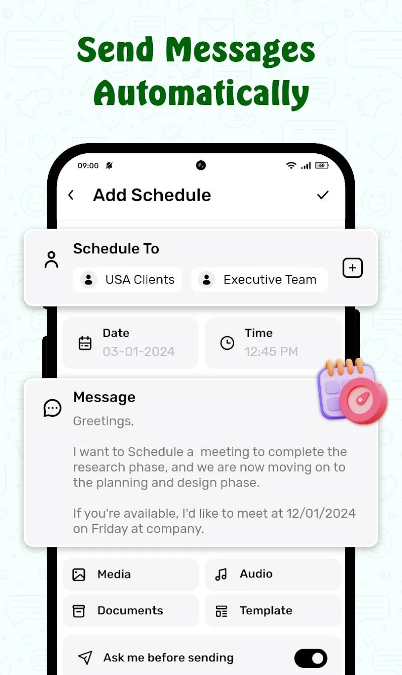 ScheduleUP: Auto Text Reply Screenshot 1