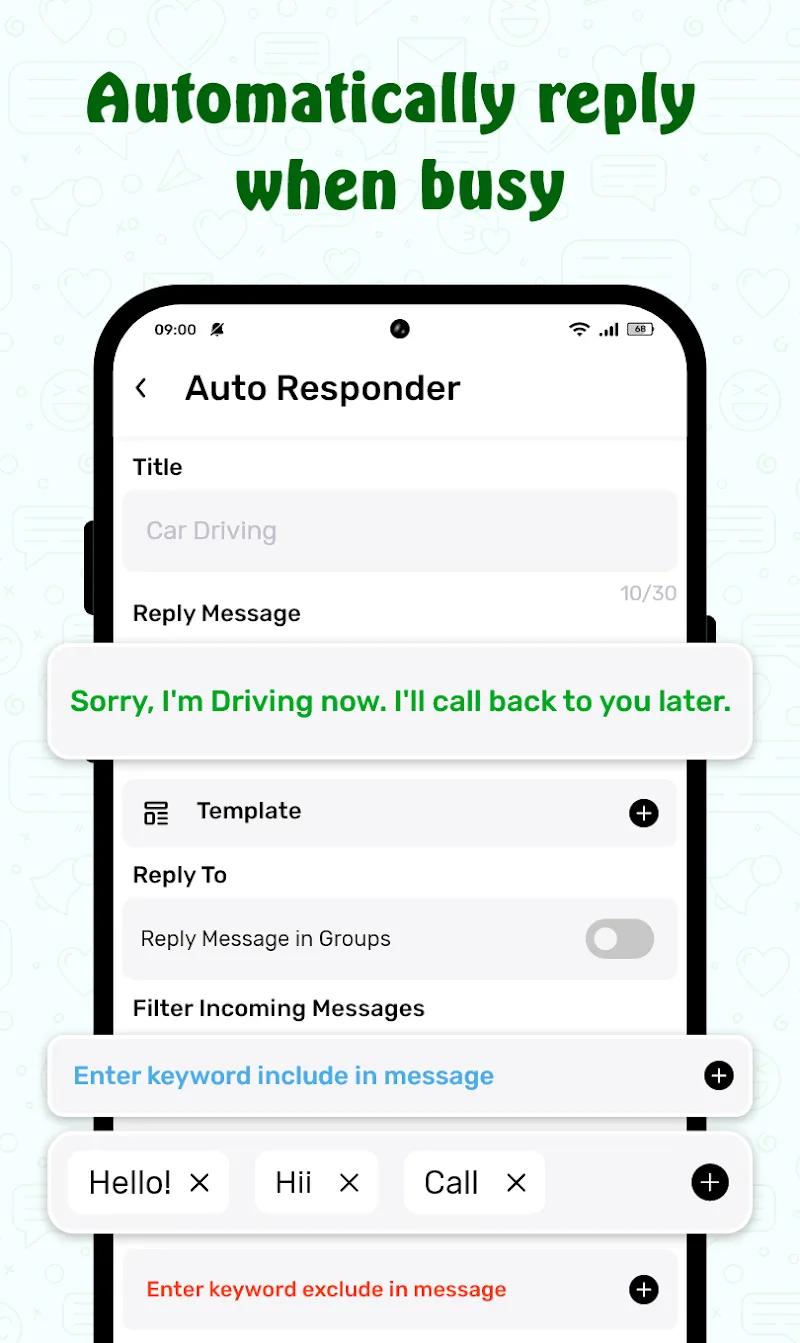 ScheduleUP: Auto Text Reply Screenshot 2