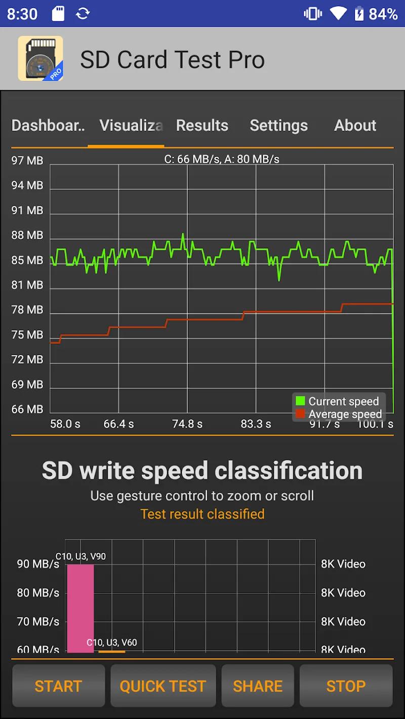 SD Card Test Pro Screenshot 2