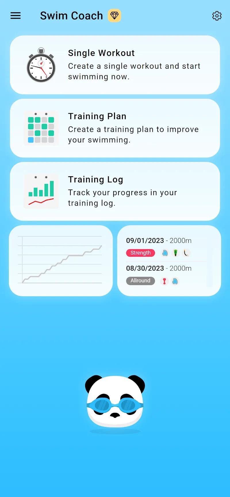 Swim Coach - Swimming Workouts Screenshot 1