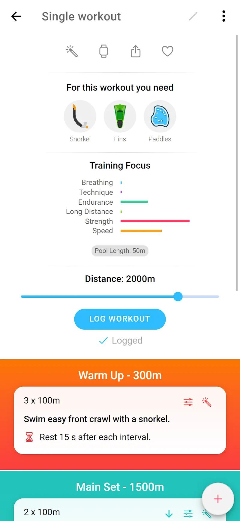 Swim Coach - Swimming Workouts Screenshot 2