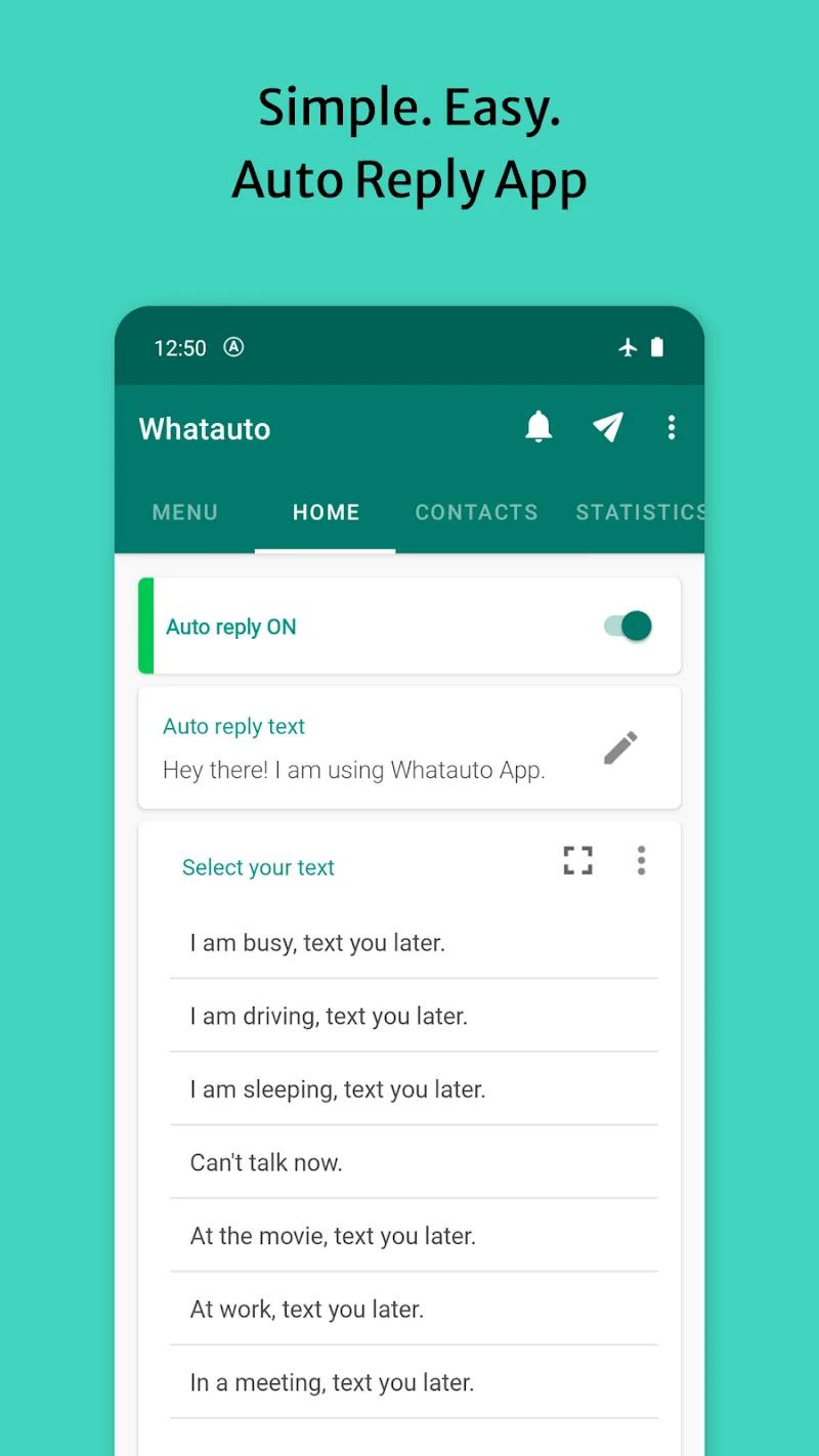 Whatauto - Auto Reply Screenshot 1