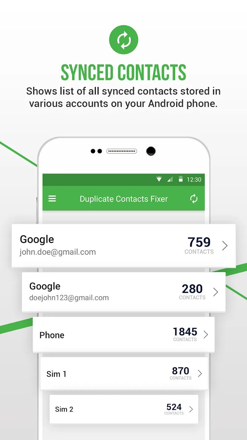Duplicate Contacts Fixer Screenshot 2
