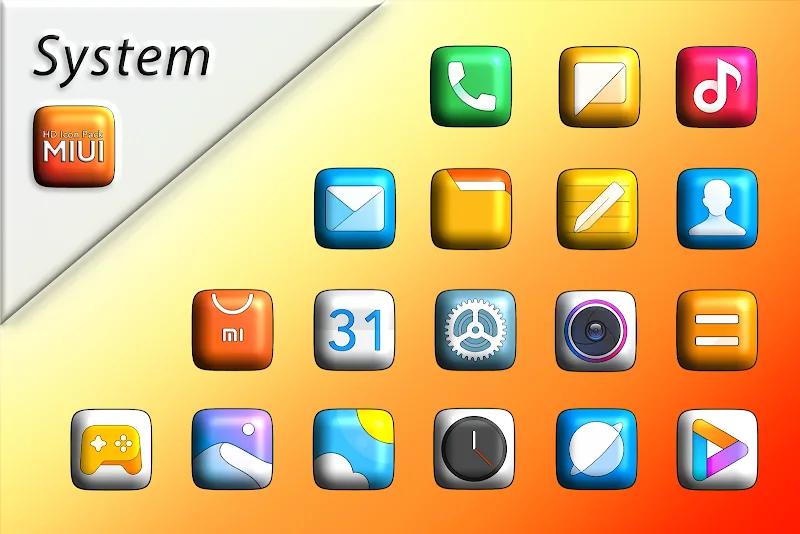 MIUI 3D - Icon Pack Screenshot 1