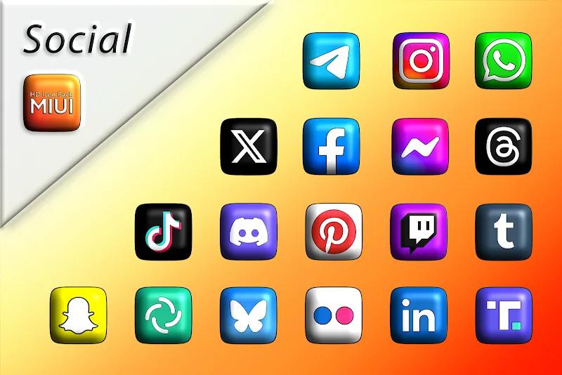 MIUI 3D - Icon Pack Screenshot 2