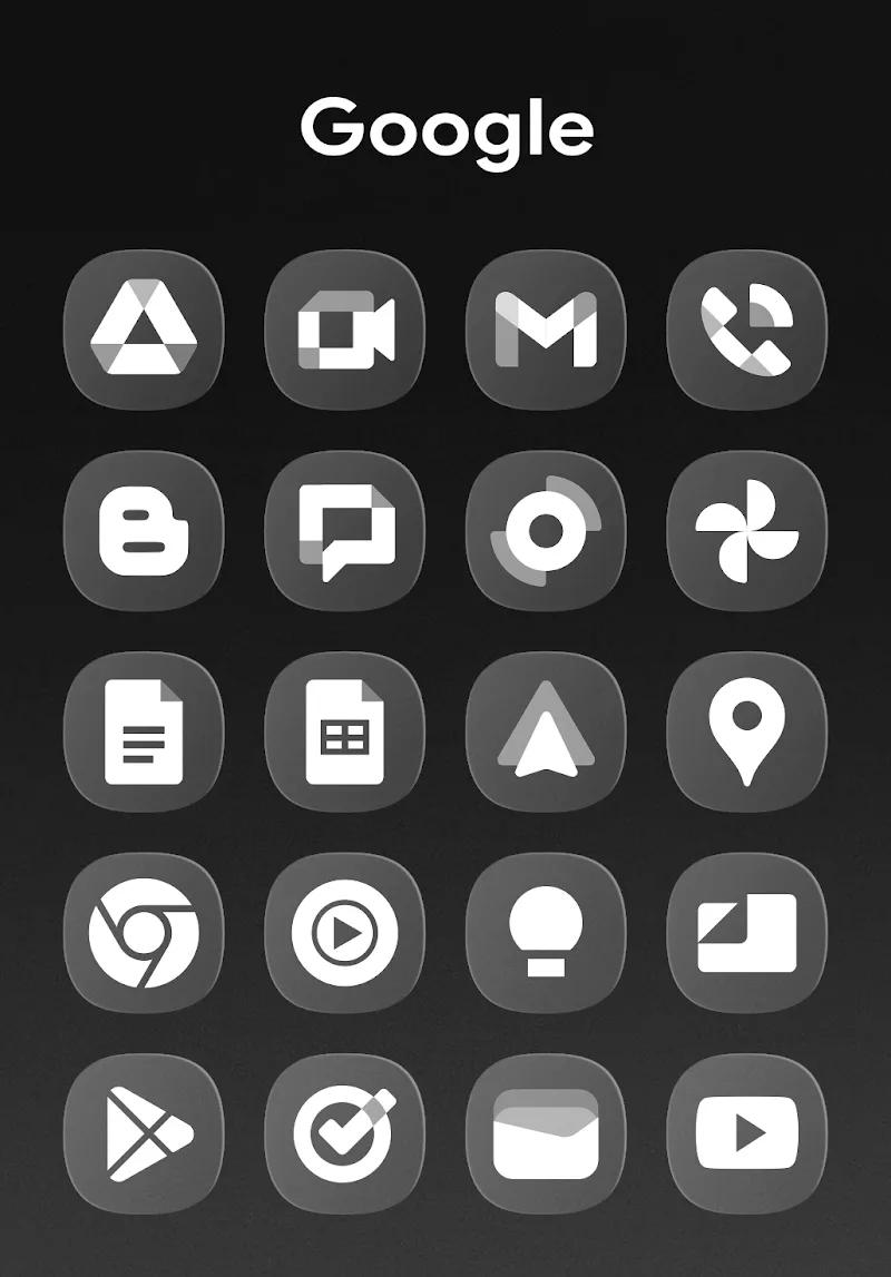 OneGlass 8 - Icon Pack Screenshot 2