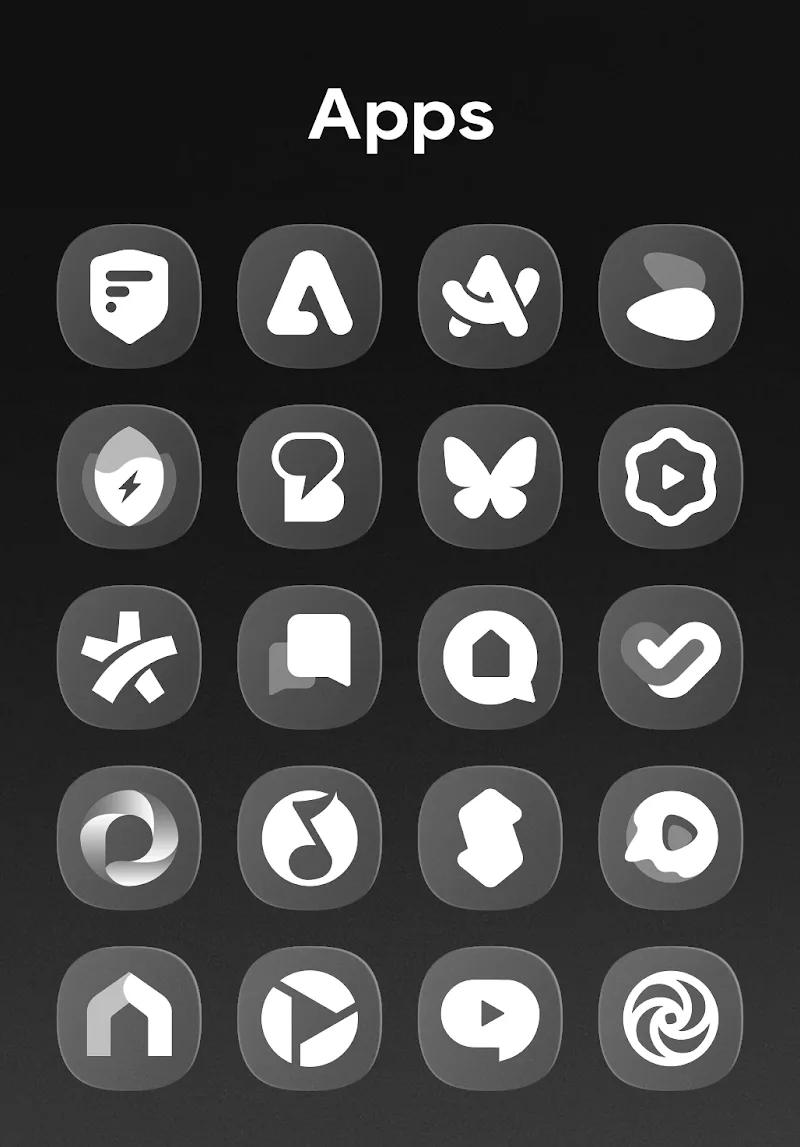 OneGlass 8 - Icon Pack Screenshot 4