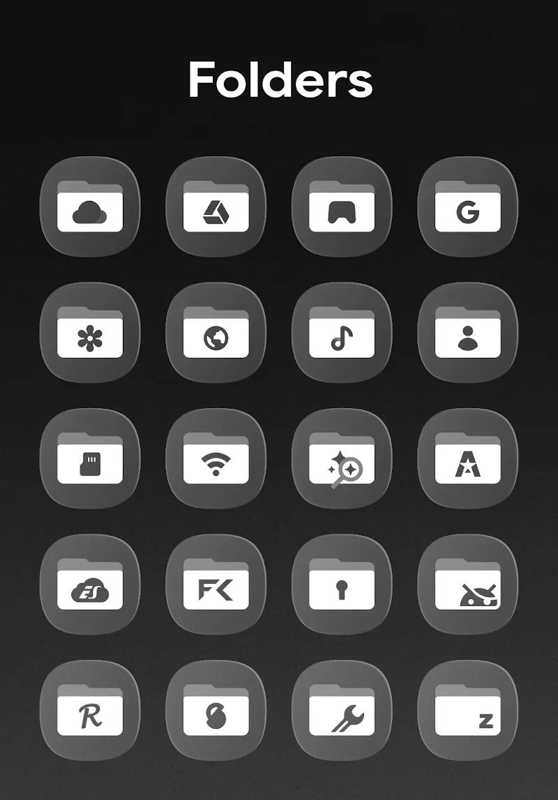 OneGlass 8 - Icon Pack Screenshot 5