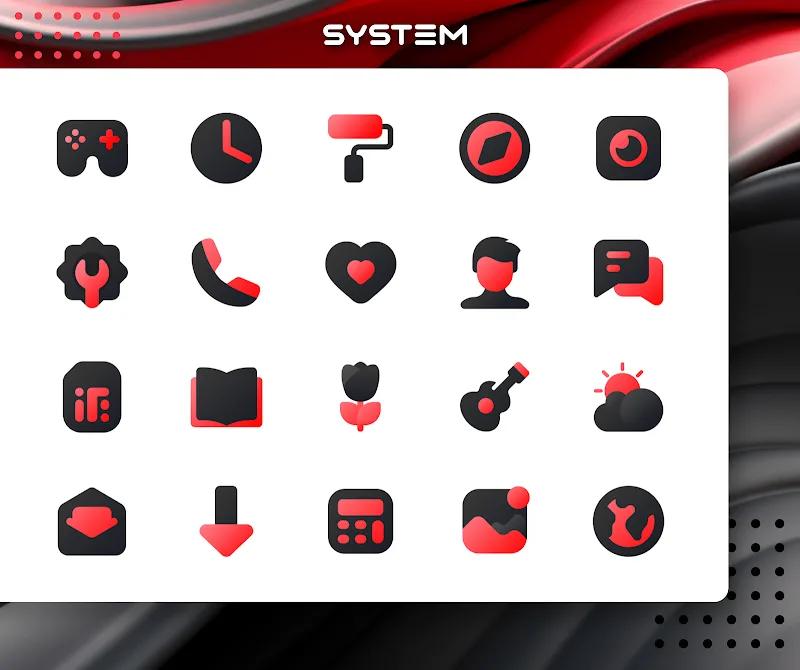 Red IconPack : LuXRed Screenshot 2