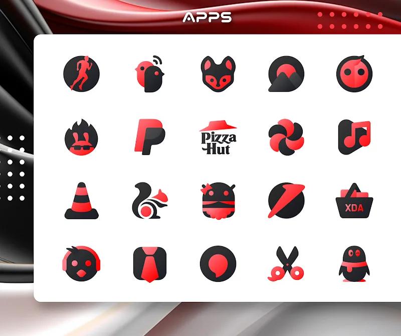 Red IconPack : LuXRed Screenshot 3