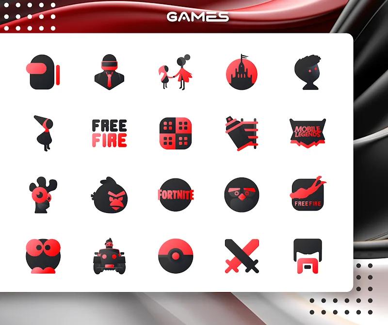 Red IconPack : LuXRed Screenshot 4