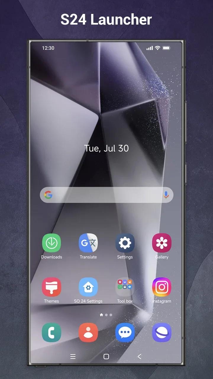 SO S24 Launcher for Galaxy S Screenshot 1