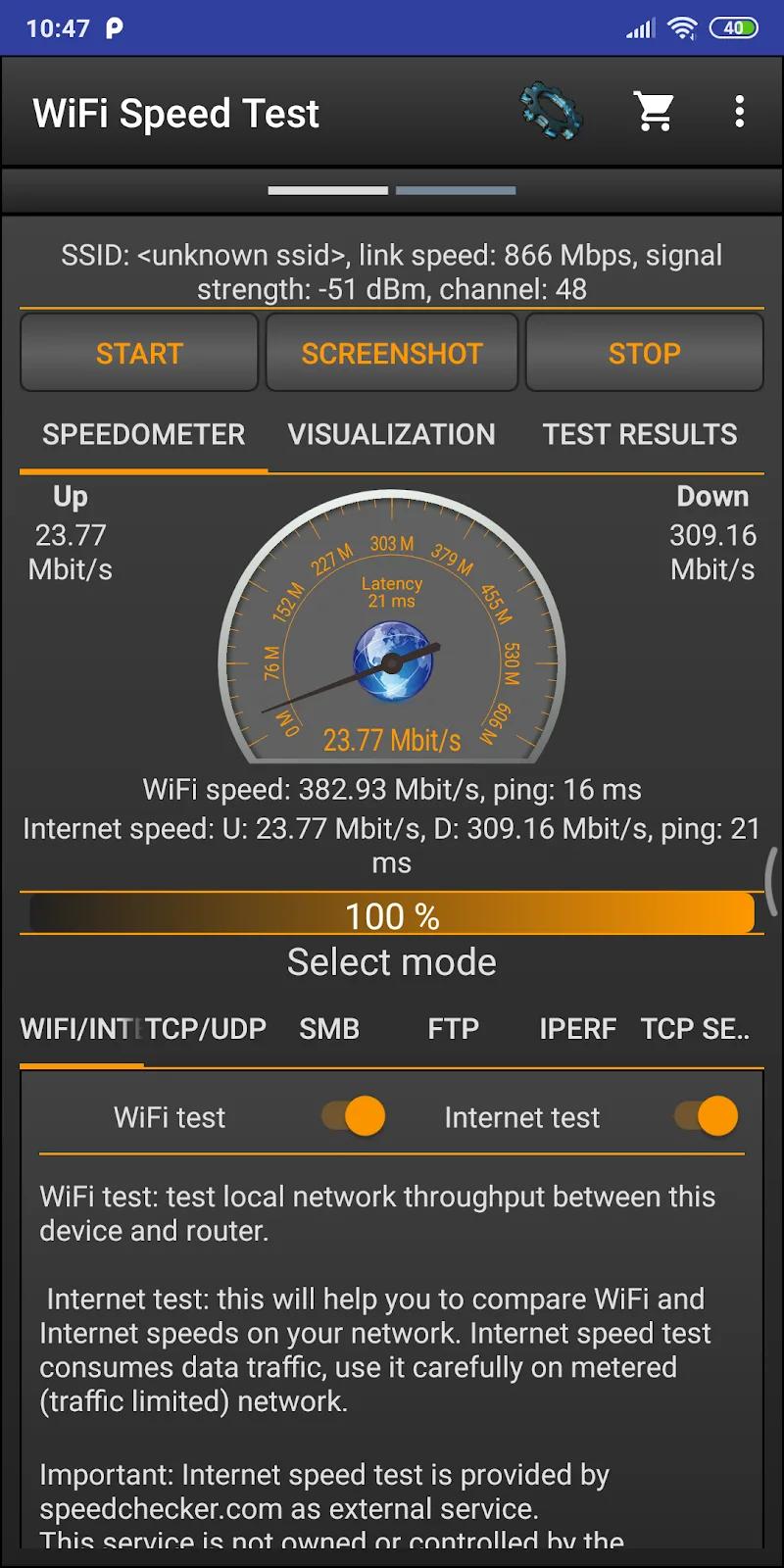 WiFi Speed Test Pro Screenshot 1