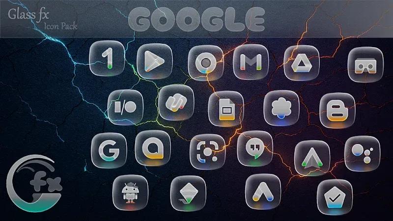 Glass FX Icon Pack Screenshot 2