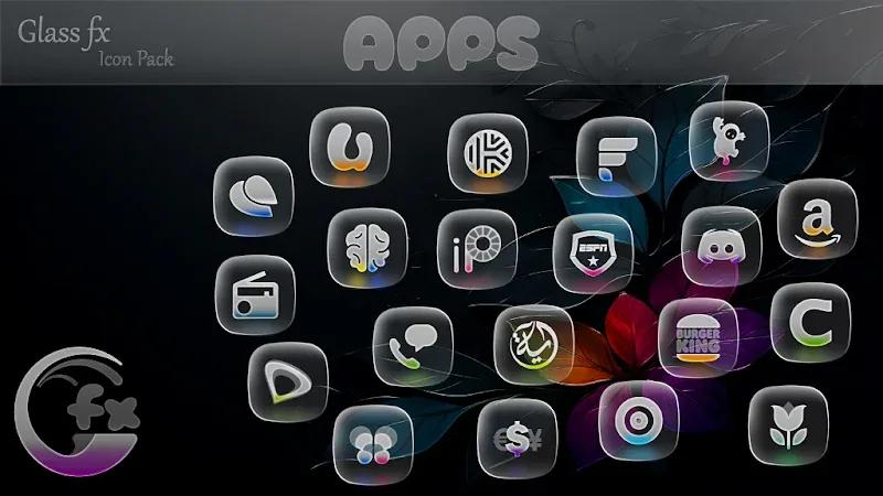 Glass FX Icon Pack Screenshot 3