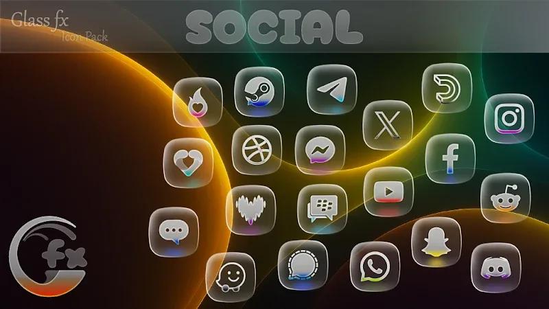 Glass FX Icon Pack Screenshot 4
