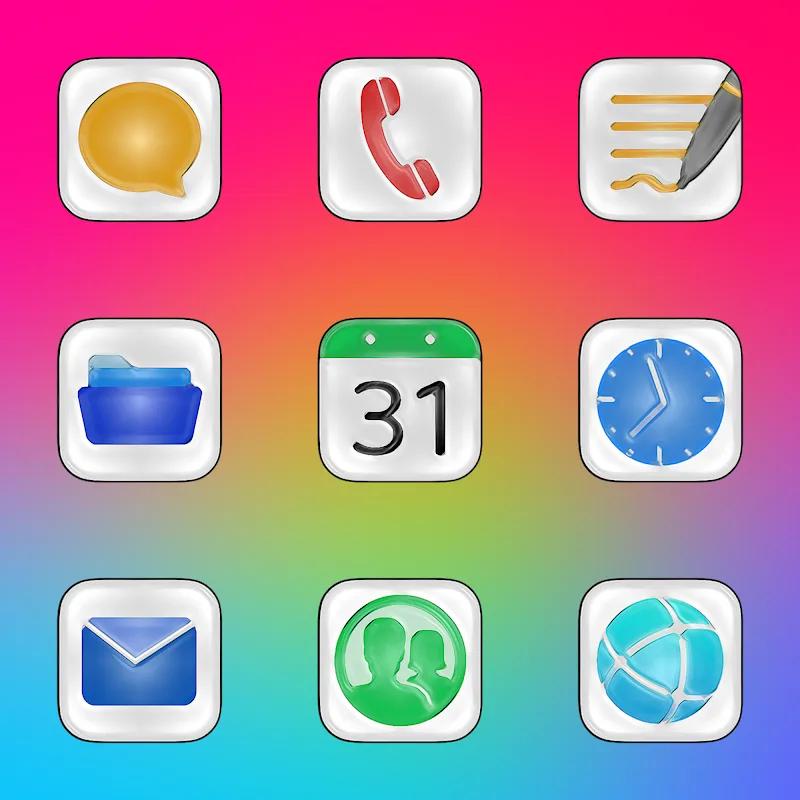 Glossy - Icon Pack Screenshot 1