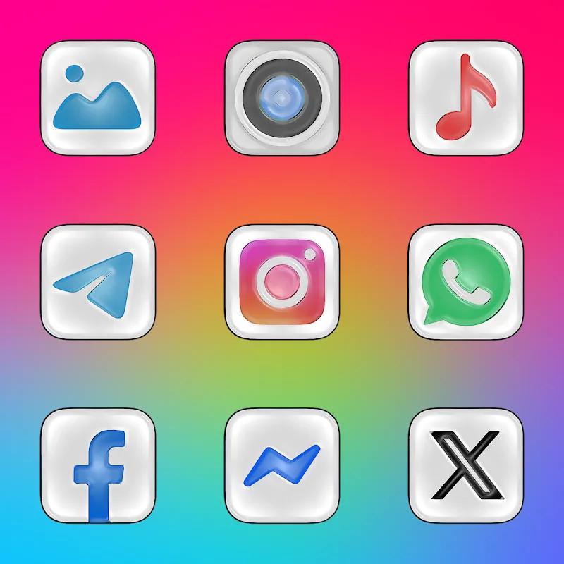 Glossy - Icon Pack Screenshot 2