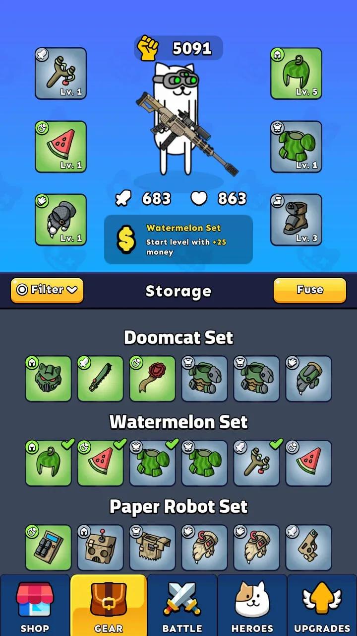 Gun Hero: Cat Survival Shooter Screenshot 4